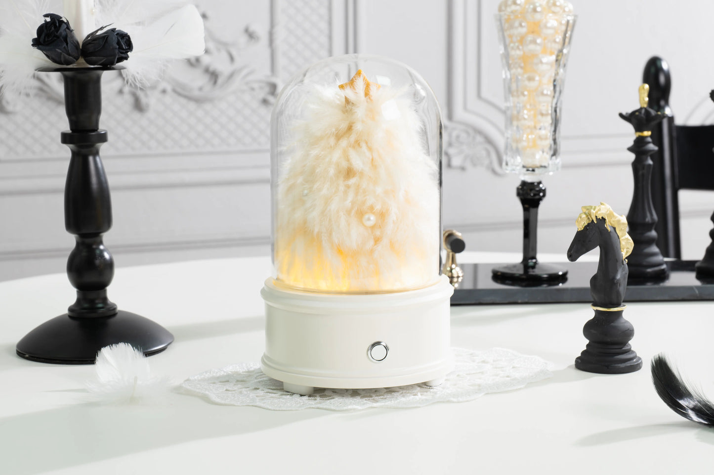 Luminance Art Speaker - Citrine Star & Pampas Grass