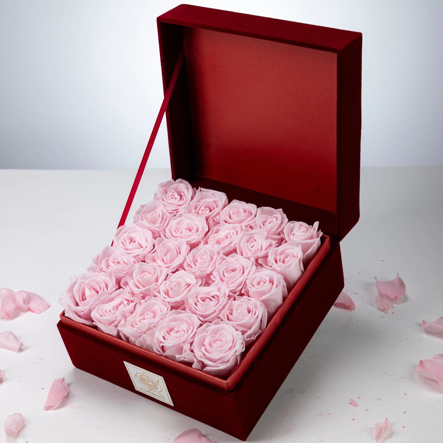 Bespoke Forever Roses: Pop the Question (or Just Spoil Them) with Our medium Burgundy Box!