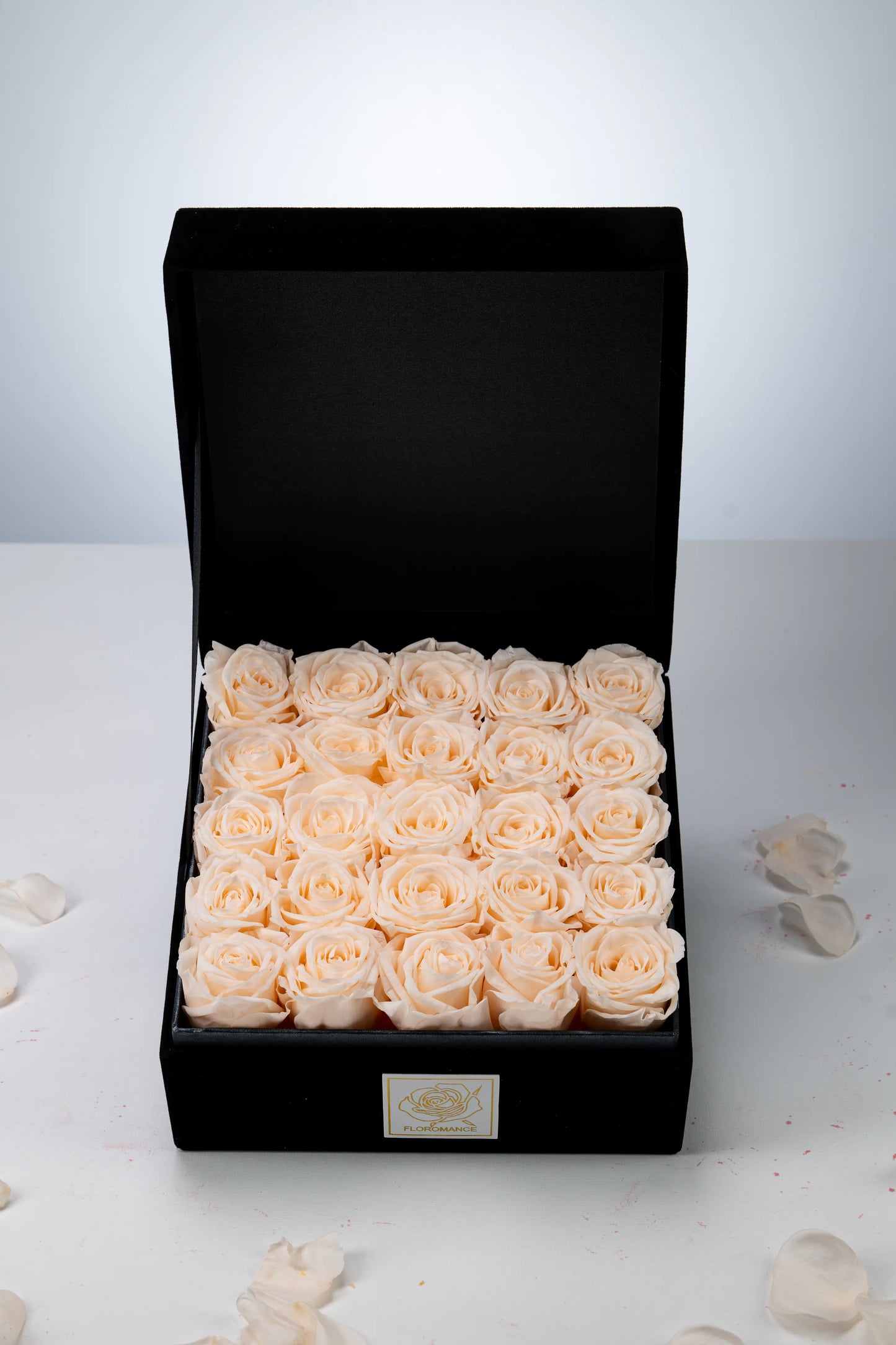 Floromance | Medium Square Black Gift Box