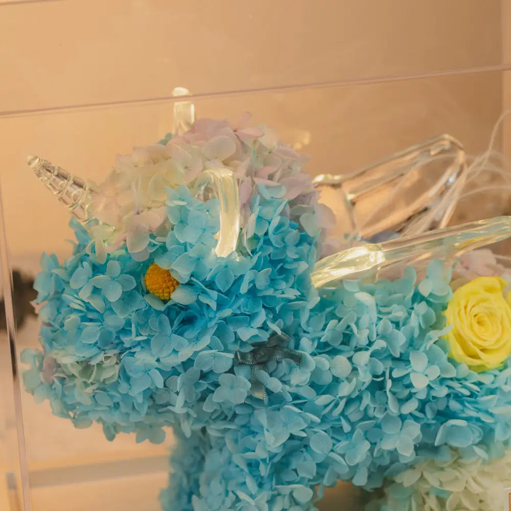 Preserved Roses Unicorn with Acrylic Gift Box,20250506-20