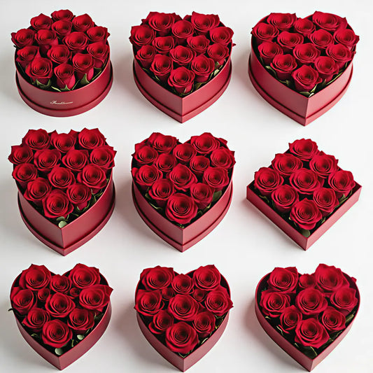 Floromance Red Roses Gift Box