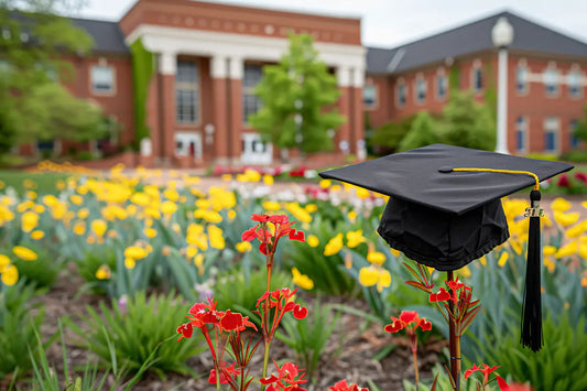 Your School Pride, Preserved in Bloom: Custom Graduation Keepsakes​​, Graduation gift, graduation gifts, Preserved flowers, eternal flower-1