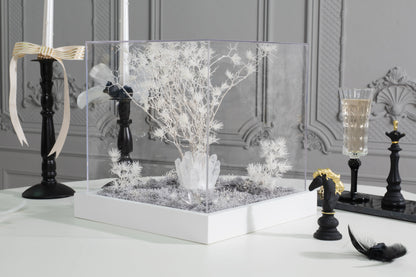 The Aura Objet™ - Crystal & Branch Mineral Sculpture