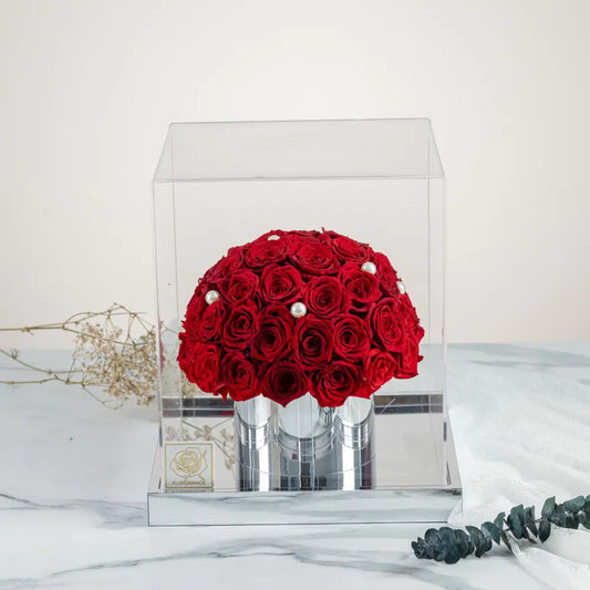 Forever Flower Hug Bucket Acrylic Flower Box，20250509-1