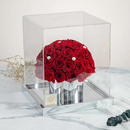 Forever Flower Hug Bucket Acrylic Flower Box，20250509-3