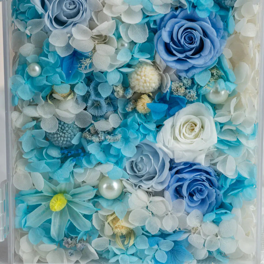 Personalized Photo Permanent Flower Acrylic Folding Frame，20250506-18