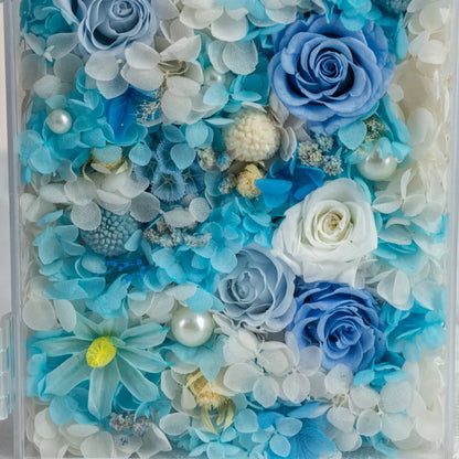 Personalized Photo Permanent Flower Acrylic Folding Frame，20250506-18