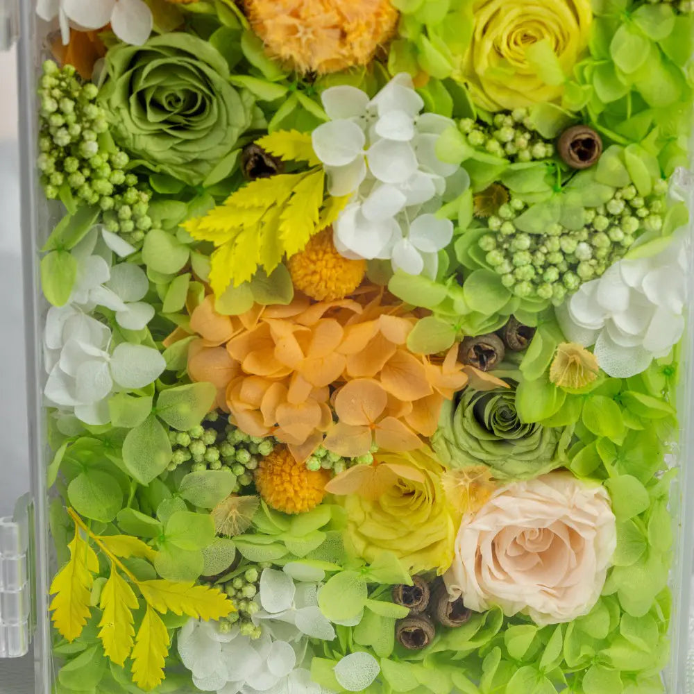 Personalized Photo Permanent Flower Acrylic Folding Frame，20250506-27