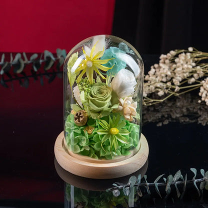 Preserved Flower in Glass Dome，20250507-13