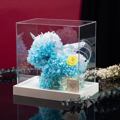 Preserved Roses Unicorn with Acrylic Gift Box，20250506-12