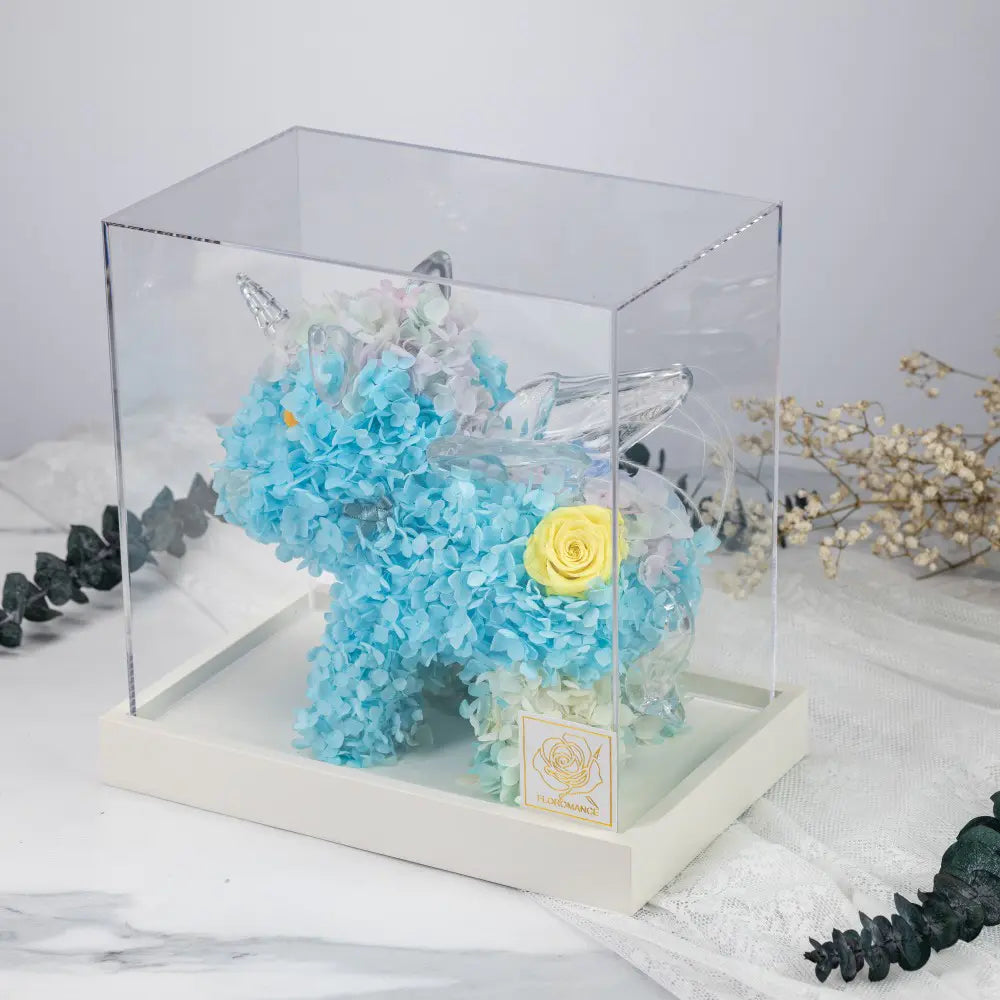 Preserved Roses Unicorn with Acrylic Gift Box，20250506-17