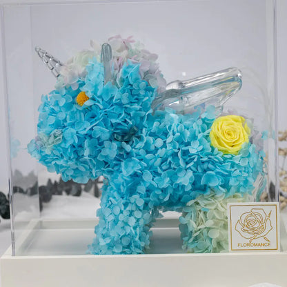 Preserved Roses Unicorn with Acrylic Gift Box，20250506-18