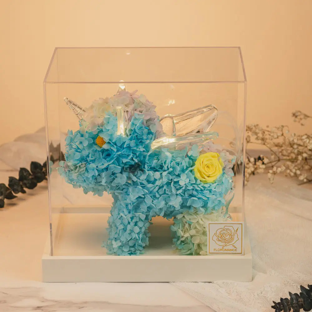 Preserved Roses Unicorn with Acrylic Gift Box，20250506-19