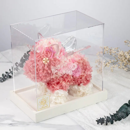 Preserved Roses Unicorn with Acrylic Gift Box，20250506-6