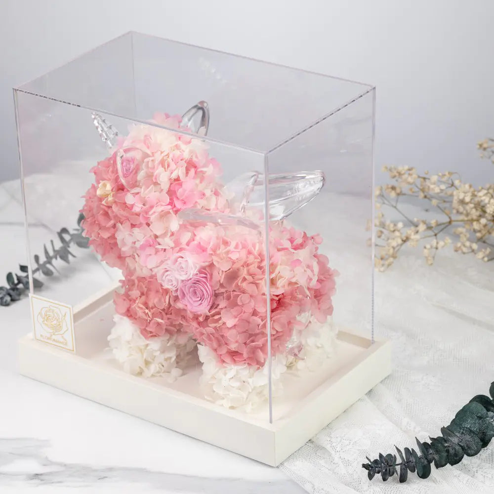Preserved Roses Unicorn with Acrylic Gift Box，20250506-7