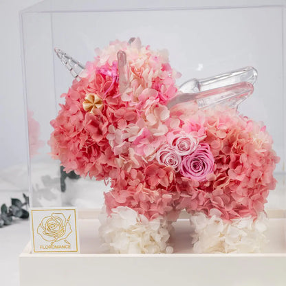 Preserved Roses Unicorn with Acrylic Gift Box，20250506-8