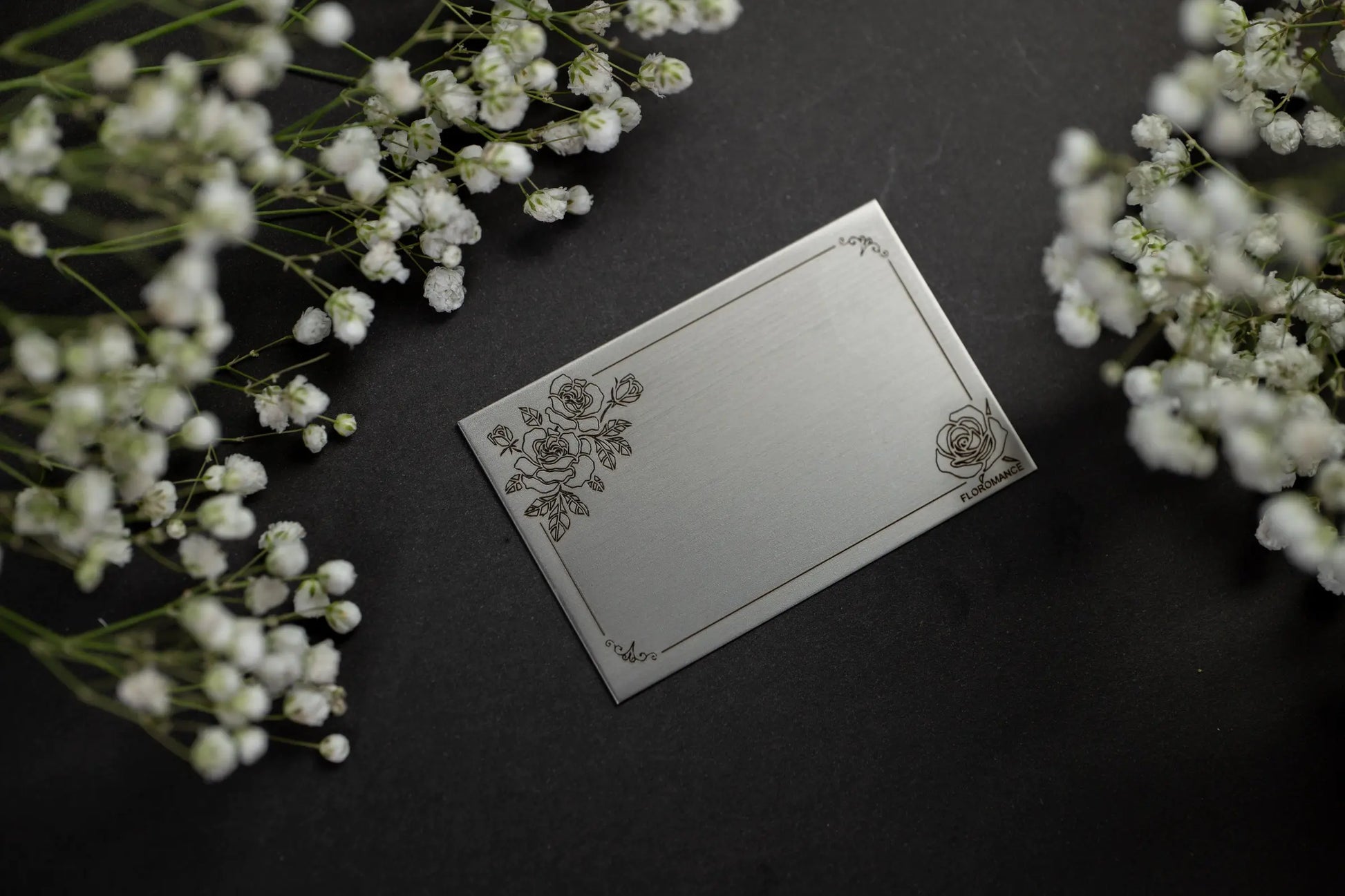 Stainless Steel Message Card-3
