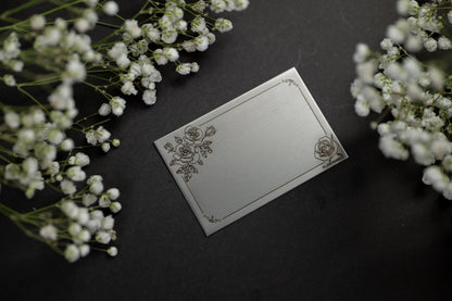 Stainless Steel Message Card-3