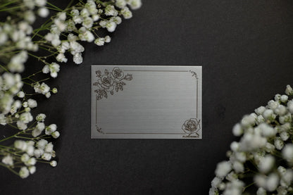 Stainless Steel Message Card-4